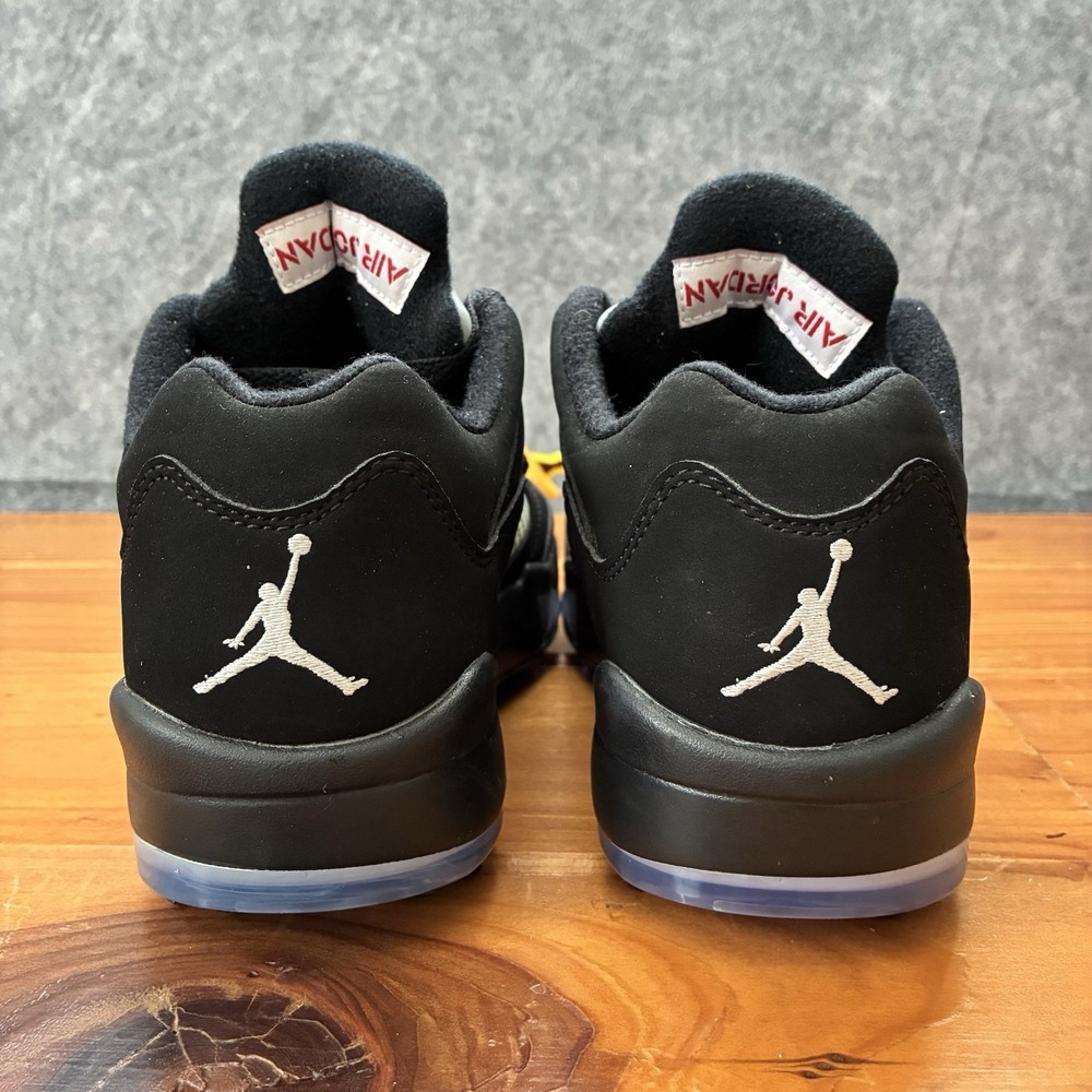 Nike Air Jordan 5 Golf Low Mens 5.5 / Womens 7 Black Metallic CU4523-003 Spikes - Picture 13 of 16